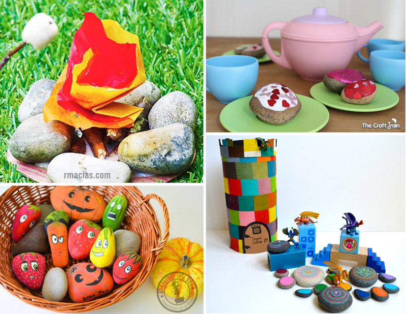 Make 25+ adorable DIY toys using rocks: pretend play
