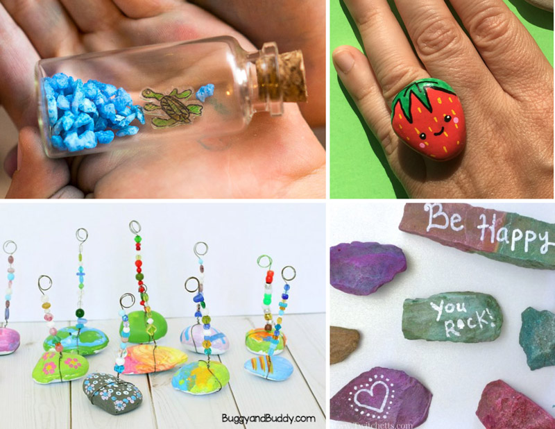 Make 25+ adorable DIY toys using rocks: decorative toys