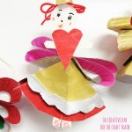 Paper plate christmas angels – an easy kids craft for Christmas