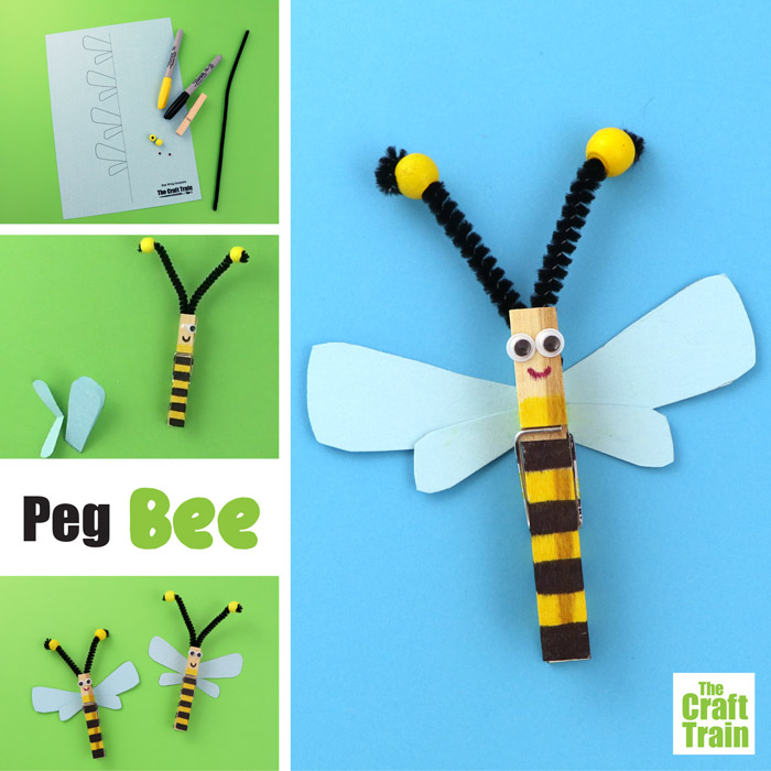 peg bee craft