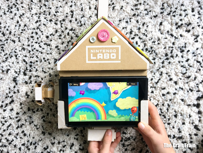 THe house craft from Nintendo LABO stem toy for kids