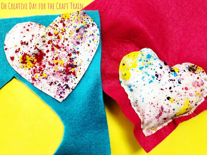 steps to make a cute hand sewn heart decoration for kids