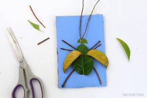 Leaf Insect Making Nature art bugs - The Craft Train