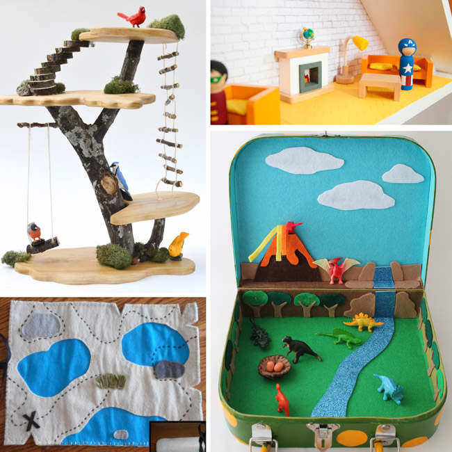 50+ handmade gift ideas - DIY toys to make for kids #handmadechristmas #handmade #kidscrafts #easycrafts #giftideas