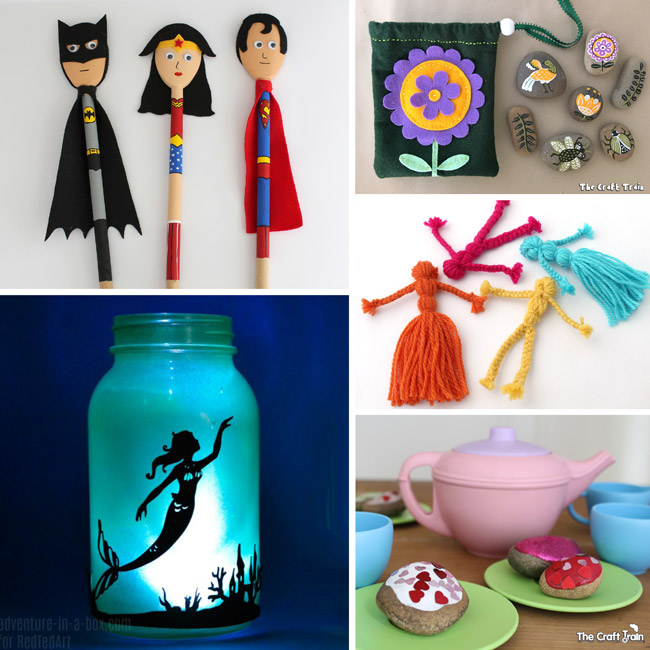 50+ handmade gift ideas - DIY toys to make for kids #handmadechristmas #handmade #kidscrafts #easycrafts #giftideas