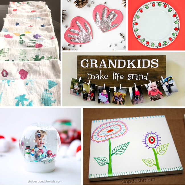 50+ handmade gift ideas - gifts for grandparents #handmadechristmas #handmade #kidscrafts #easycrafts #giftideas