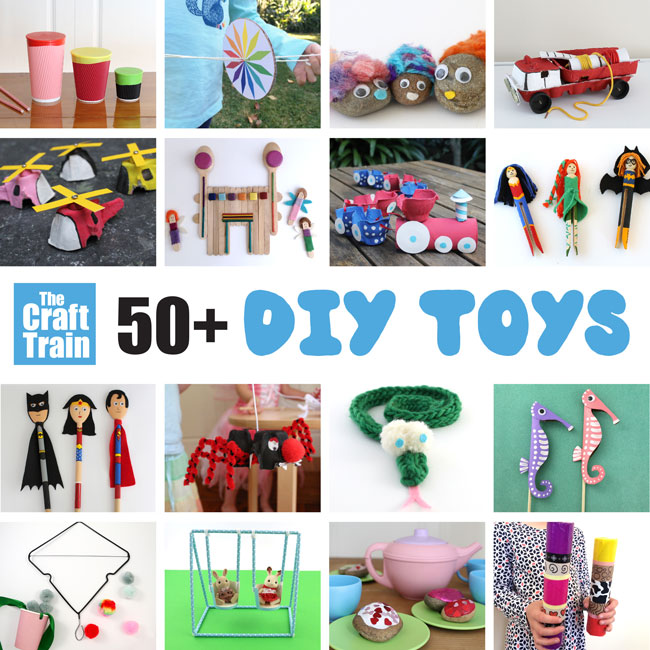 Sports Autonomy lease 50 DIY toys for kids - The Craft Train