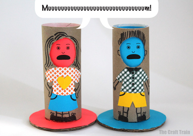 Empathy dolls for kids - help kids to understand and express big feelings and emotions with these paper roll dolls. Printable template included #empathy #empathydolls #emotions #learningforkids #paperrollcrafts #kidscrafts #craftsforkids