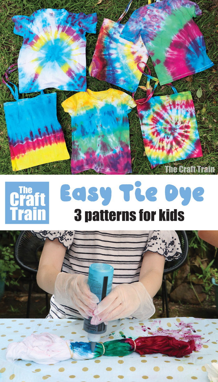 tie dying with kids