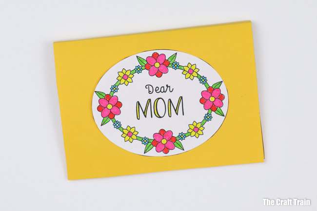 Mothers Day pop up book printable kids can make #mothersday #popup #kidscards