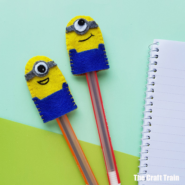Pencil topper minion craft