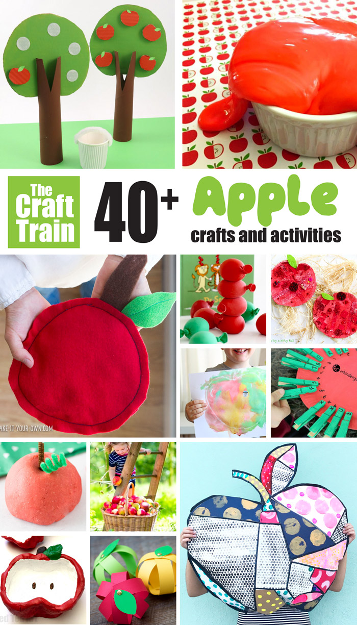 Apple crafts and activities for kids – 40 fun ideas