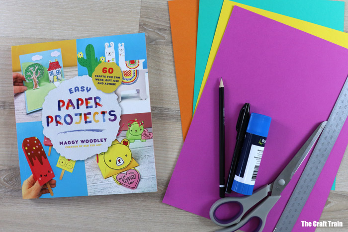 Maggy woodly's new paper crafts book, Easy Paper Projects. This would be a fun Christmas gift idea for kids!