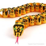 Jungle carpet python snake craft for kids