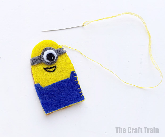 minion sewing craft for kids