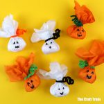 Pumpkin and ghost treats for Halloween