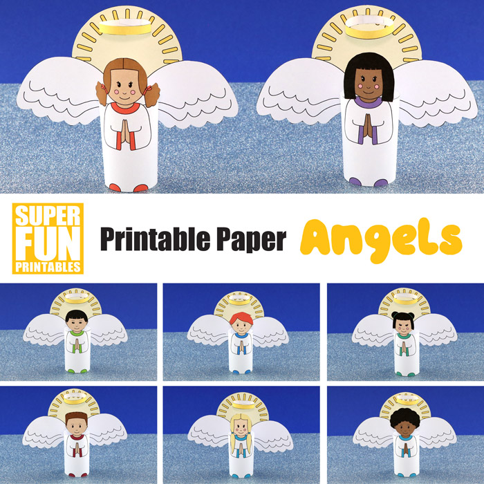 Printable Angel Craft The Craft Train
