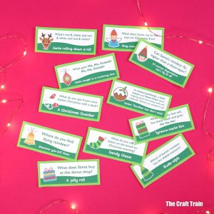 Free printable Christmas jokes - The Craft Train