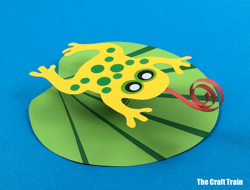 frog em um lilypad craft