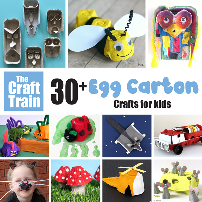 egg carton crafts for kids - The Craft Train