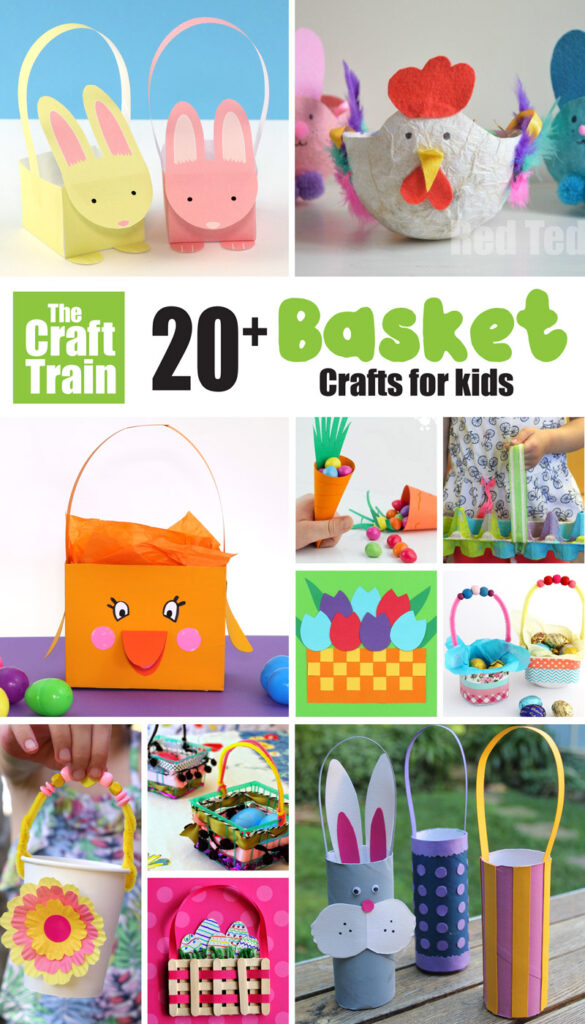20 cute and easy Easter basket crafts for kids