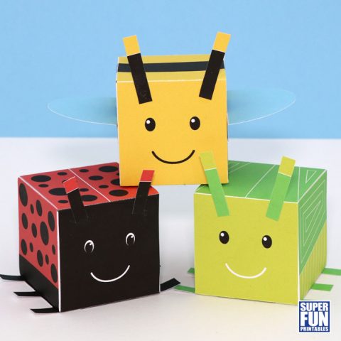 Spring Animal Project Spring animal printable crafts - The Craft Train