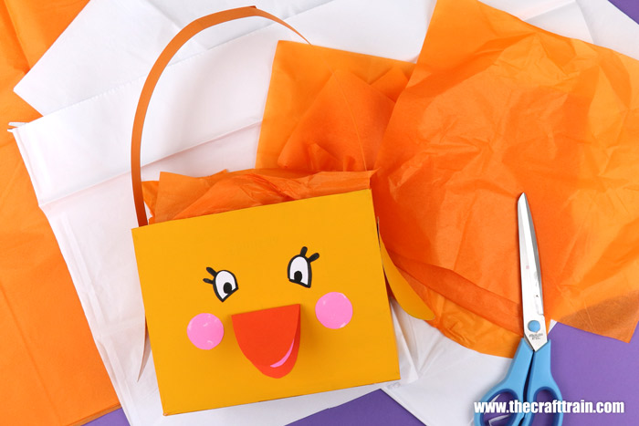 Cute chick Easter craft for kids