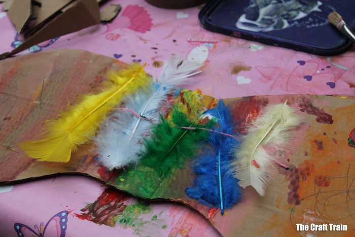 wings in progress - made by a 3 year old