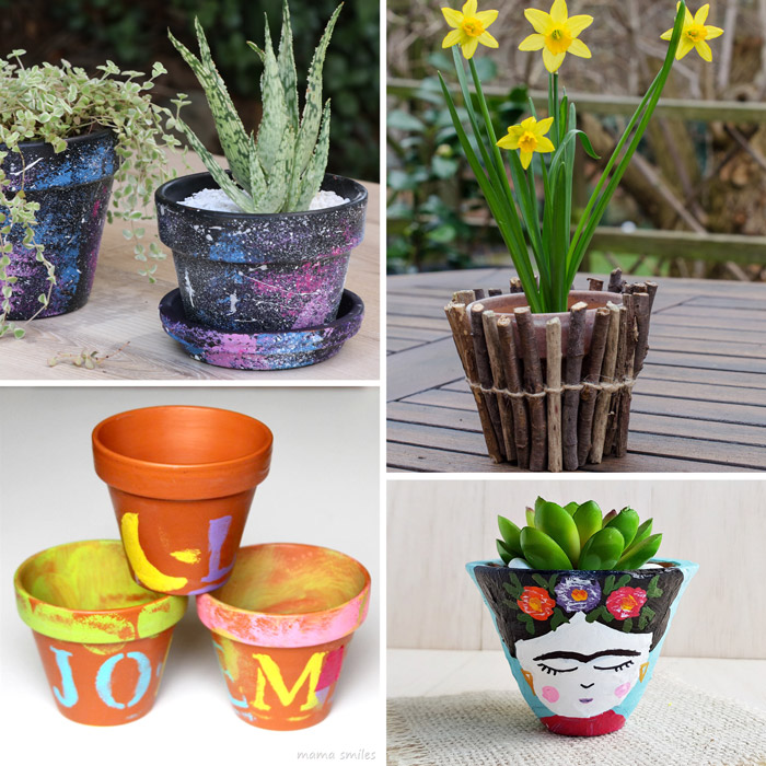 painted pot ideas for mothers day