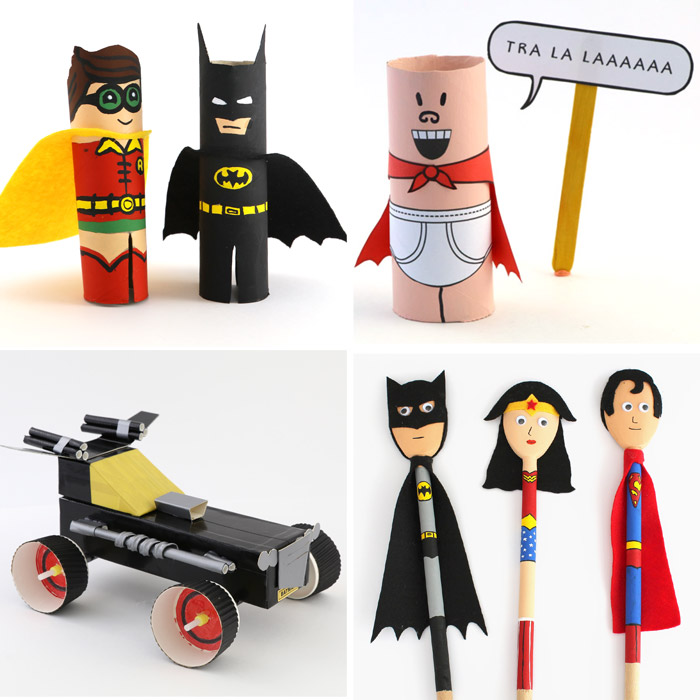 super hero crafts for boys