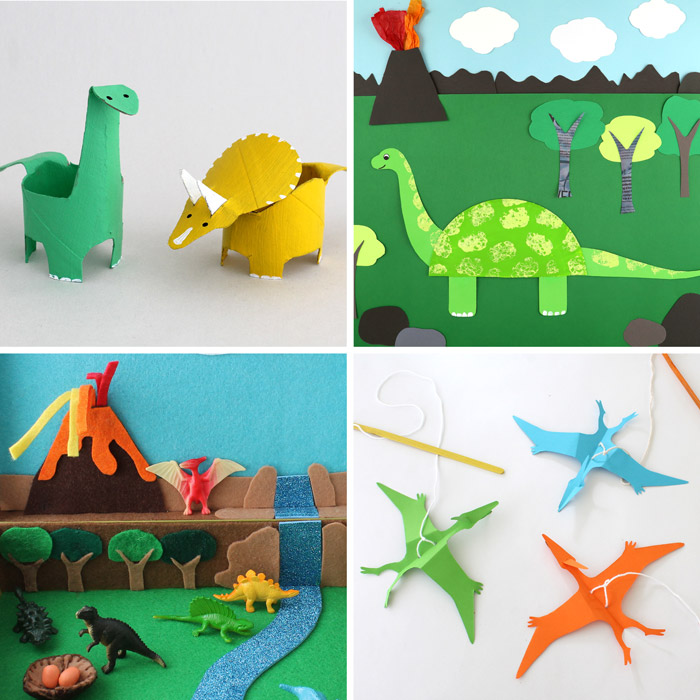 Dinosaur craft ideas, perfect for a boy craft idea