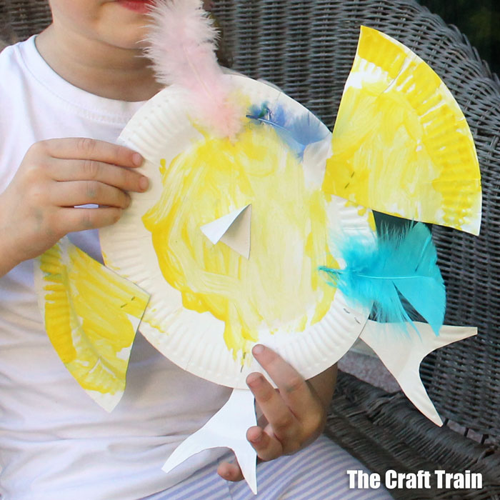 Cute kid-made bird craft