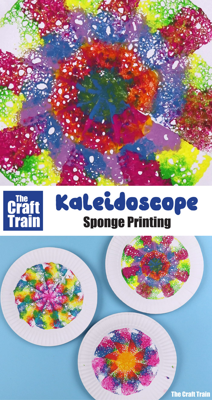 Kaleidoscope printing with sponges
