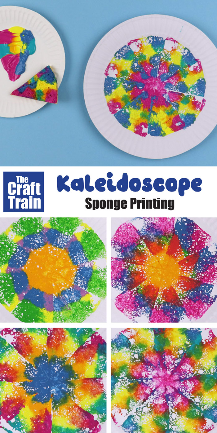 Kaleidoscope mandala prints for kids