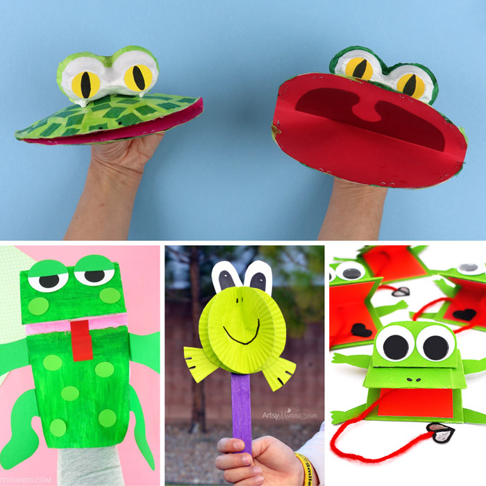 frog puppets kids can make