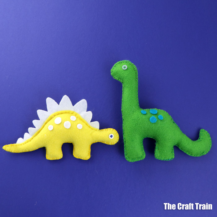 felt dinosaurs sewing pattern