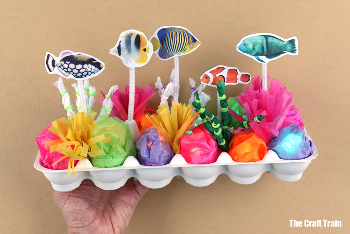 Easy reef craft idea for kids