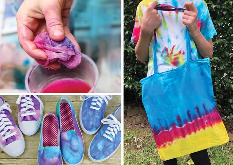 Summer crafts for kids – tie-dye ideas