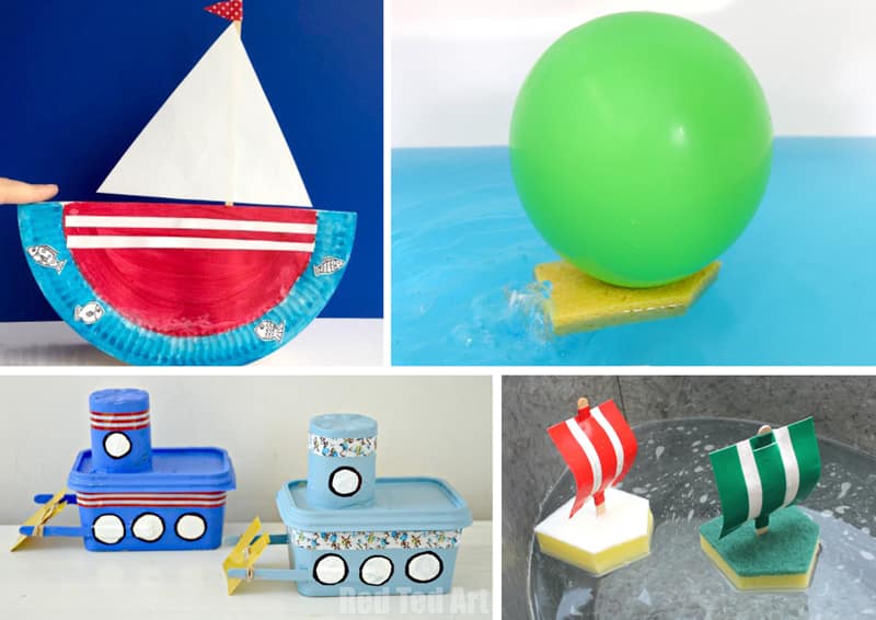 summer crafts for kids – boat craft ideas