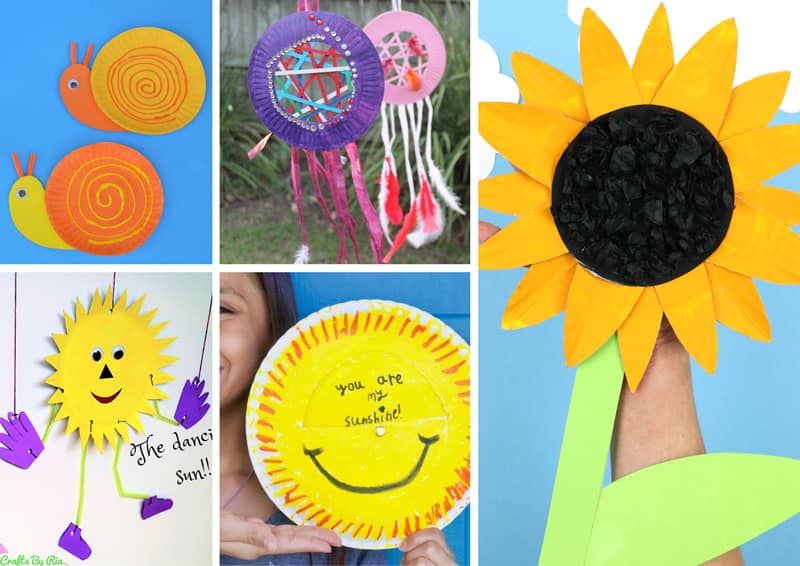 paper plate crafts for summer