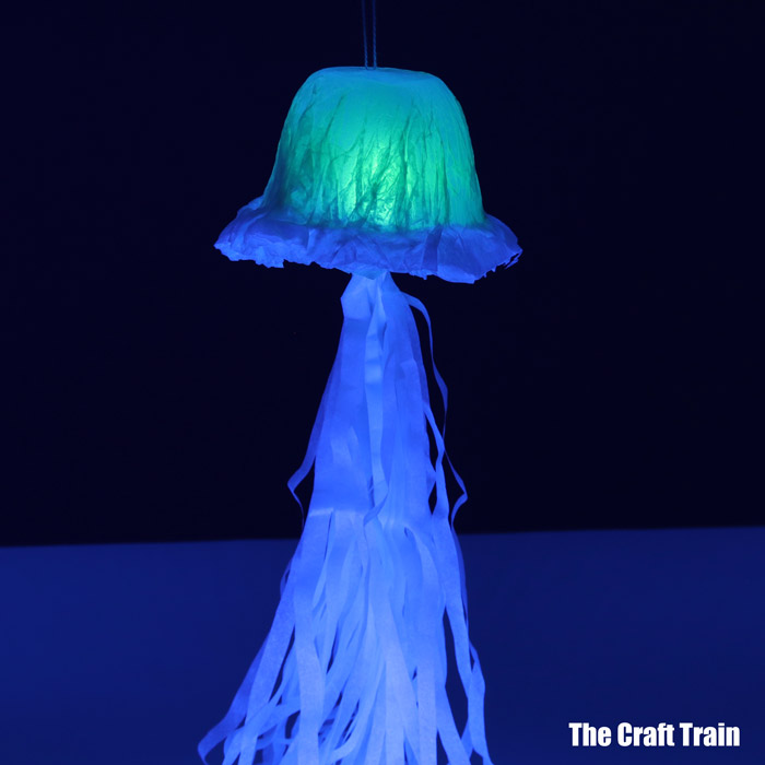 glowing jellyfish craft