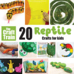 reptile crafts for kids – make snakes, lizards, geckos, turtles ... so much creative reptilian fun!