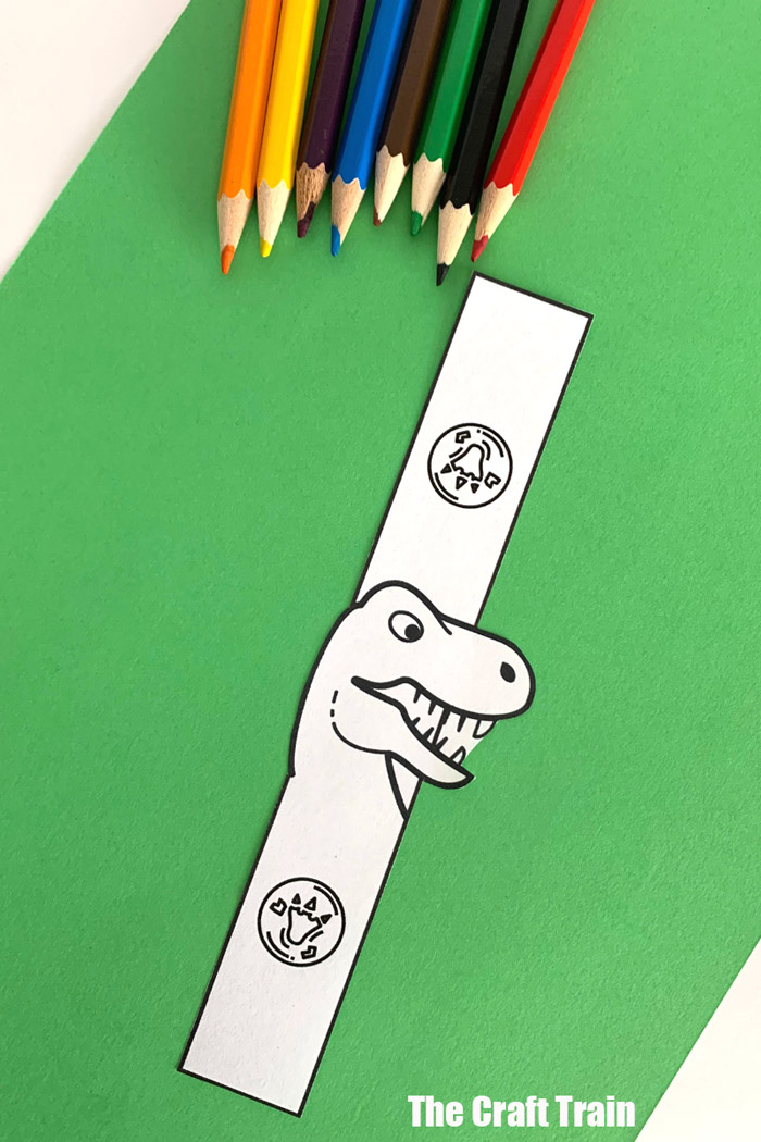 paper dinosaur printable craft for kids