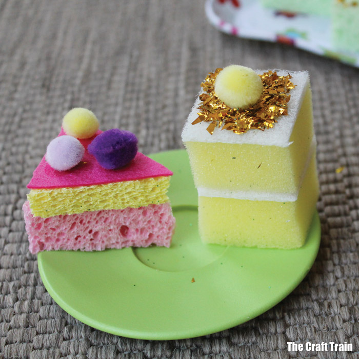 sponge cake craft for kids