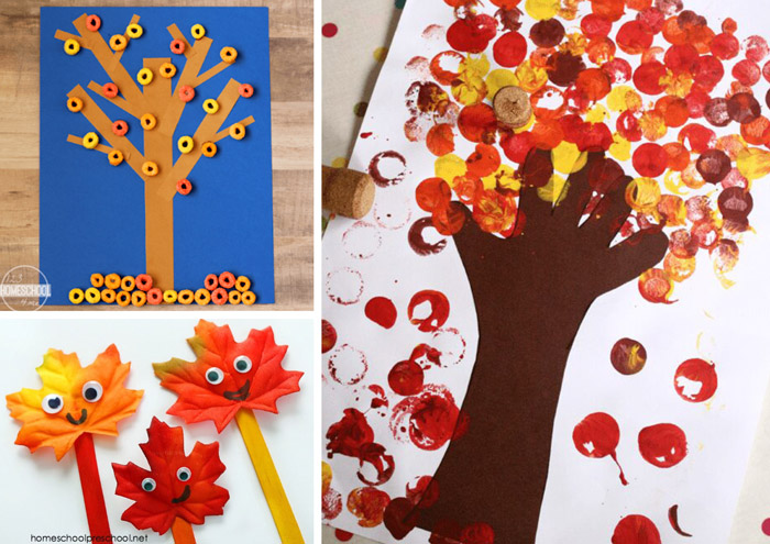 Fall tree crafts