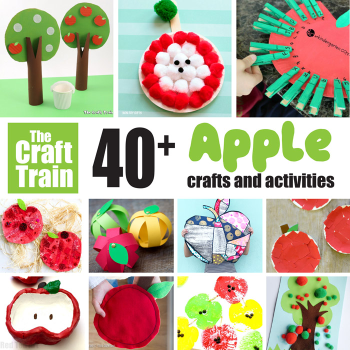 Apple crafts and activities for kids