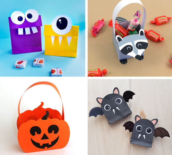 halloween treat bags and baskets