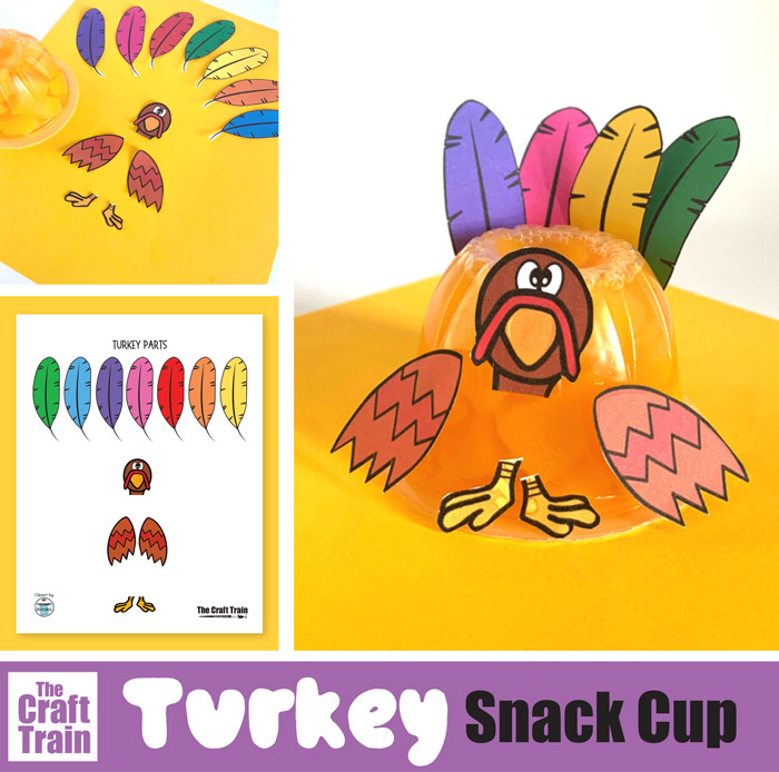turkey snack cup craft