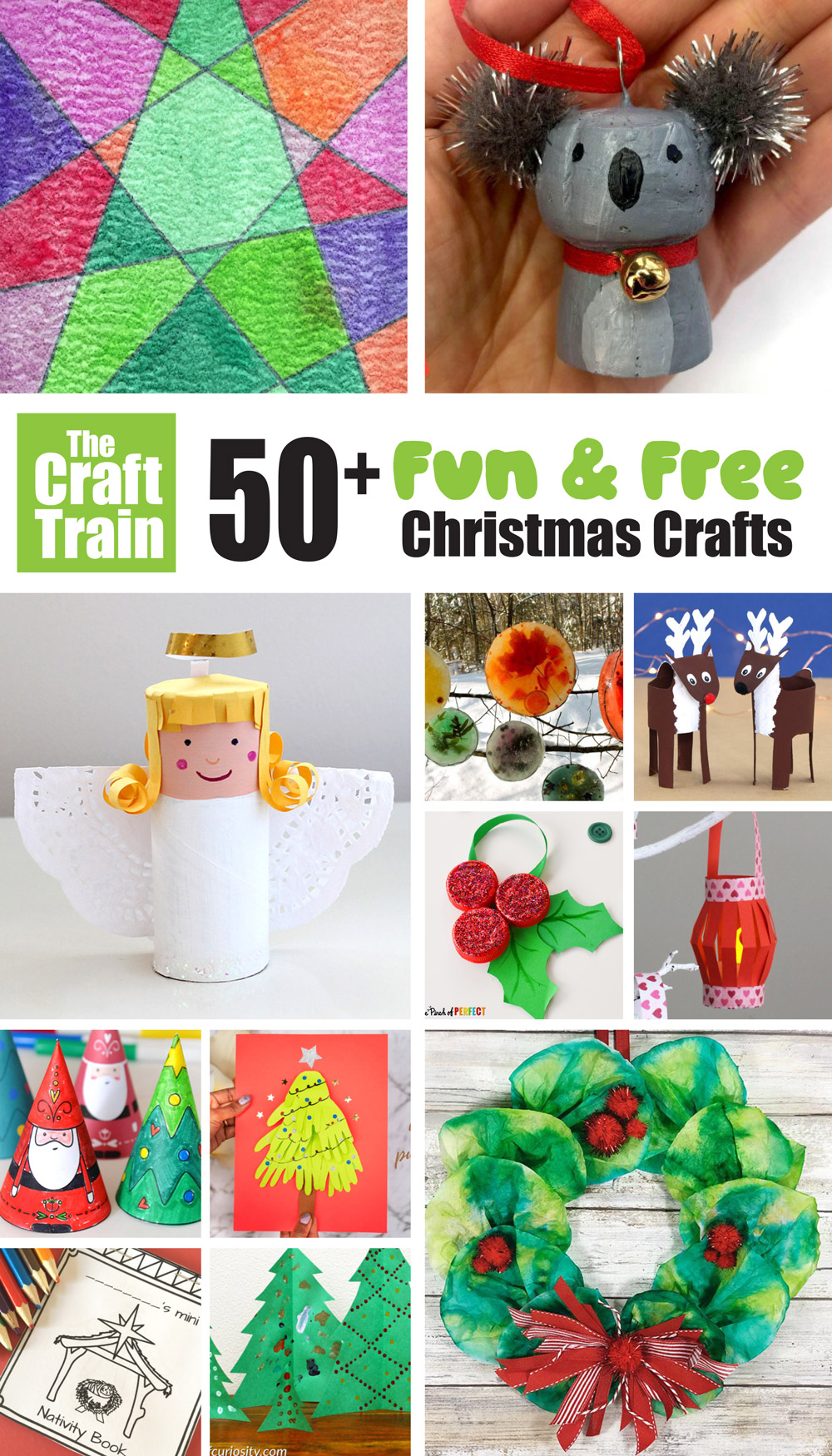 Fun and free Christmas crafts for kids