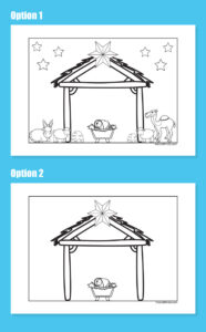 Free printable Nativity card - The Craft Train